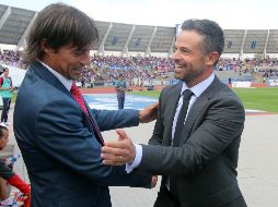 Almeyda resaltó que hoy en día, confía en lo que hagan sus jugadores jóvenes, ya que para él, son el futuro de la institución. SUN / O. Contreras