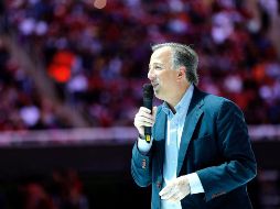 Meade participó en un evento organizado por Omnilife en Guadalajara hoy, sábado 10 de marzo. NOTIMEX / ESPECIAL