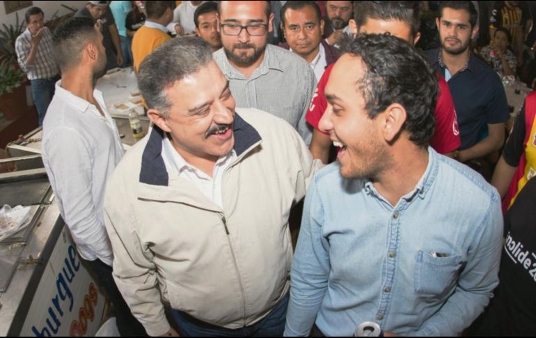 Presencia. El aspirante estuvo en Enclide, que busca formar y capacitar a líderes estudiantiles. ESPECIAL