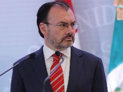 Luis Videgaray Caso aseguró que Enrique Peña Nieto reiteró con firmeza que México nunca pagará por un muro en la frontera. NTX/ARCHIVO