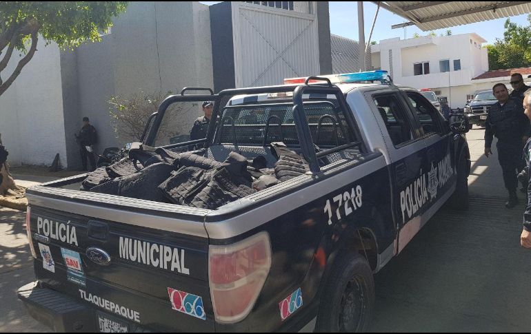 También se aseguraron chalecos, cartuchos y radios. EL INFORMADOR