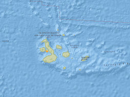 Hasta el momento no se ha informado de víctimas o daños materiales derivados del sismo. ESPECIAL/ USGS