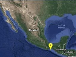 El temblor no ocasionó daños o víctimas. Twitter/@SSNMexico