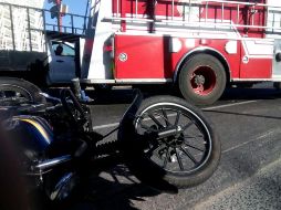 El accidente se registró alrededor de las 09:00 horas sobre la citada avenida.ESPECIAL/Policía Tlajomulco