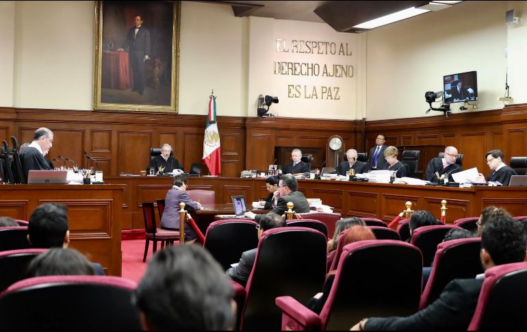 Hasta ahora siete de los ministros se pronunciaron por declarar constitucional varios de los artículos impugnados por la CNDH y el Inai. SUN / L. Godínez
