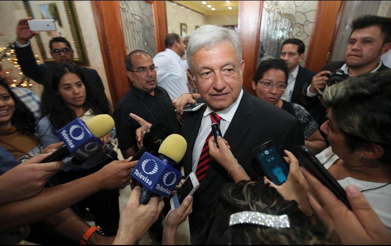 Andrés Manuel exhortó al gobierno federal dar a conocer la llamada para que se conozcan los pormenores. SUN / ARCHIVO