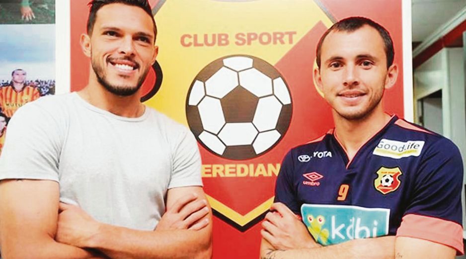 Vuelven a sonreír. Tras no encontrar acomodo en Primera División ni el Ascenso, Luis Ángel Landín y Omar Arellano encontraron una oportunidad en el futbol costarricense con el Herediano, uno de los clubes importantes de aquel país. ESPECIAL