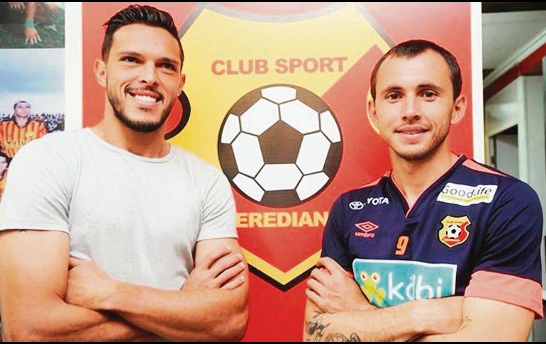 Vuelven a sonreír. Tras no encontrar acomodo en Primera División ni el Ascenso, Luis Ángel Landín y Omar Arellano encontraron una oportunidad en el futbol costarricense con el Herediano, uno de los clubes importantes de aquel país. ESPECIAL