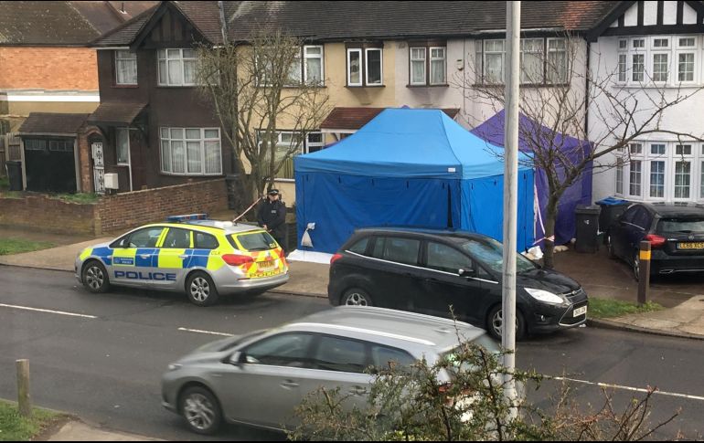 La policía contraterrorista británica lidera la investigación debido a las asociaciones que se cree tenía Nikolai. AP / E. Ryan