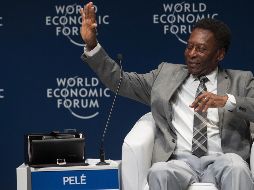 Su portavoz, dice que Pelé sigue teniendo en sus planes asistir al mundial de este año en Rusia. EFE / S. Moreira