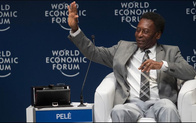 Su portavoz, dice que Pelé sigue teniendo en sus planes asistir al mundial de este año en Rusia. EFE / S. Moreira