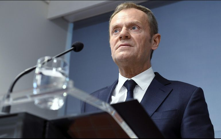 Tusk pidió a Trump cumplir su promesa de exentar a los “verdaderos amigos” de los aranceles. AFP / M. Kainulainen