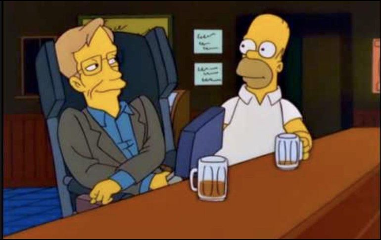 Hawking tuvo varias participaciones en la serie 