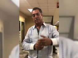 El aspirante subió un video a su cuenta de Twitter en el que explicó el hecho. TWITTER / @JaimeRdzNL