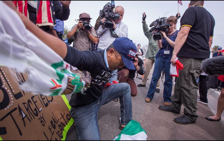Las protestas se realizaron en San Diego, California. AFP/D. Mcnew