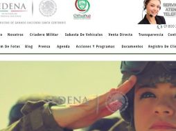 La Sedena pidió a la población que denuncie ante las autoridades correspondientes cualquier relación que se haya tenido con los sitios web falsos detectados. ESPECIAL/