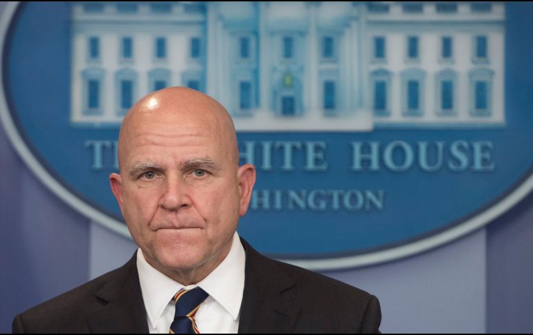 El rotativo indicó que el presidente de EU nunca se ha entendido con McMaster, pero estaría dispuesto a tomarse un tiempo para despedirlo. AFP / ARCHIVO