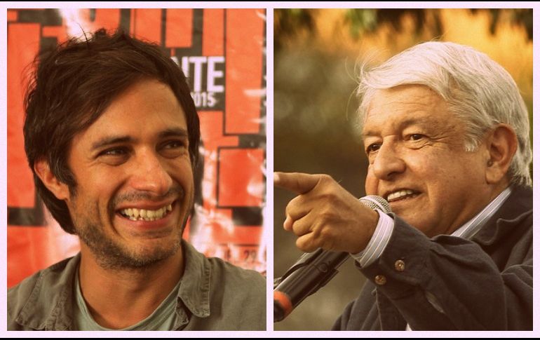 Lo que sí es cierto, es que en una entrevista de 2012, Gael García admitió que votaría por López Obrador. ESPECIAL
