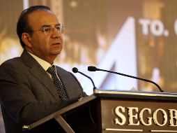 Navarrete Prida precisó que la respuesta del gobierno federal, ante actos de violencia serán como las que se dieron en Puerto Vallarta y el Tlaquepaque, Jalisco. SUN/ J. Reyes