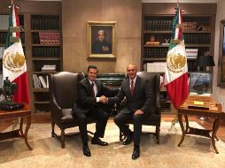 El Presidente Peña Nieto recibió la renuncia de Calzada Rovirosa, a quien agradeció su servicio. TWITTER / @ESanchezHdz