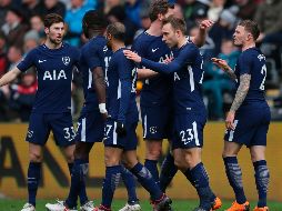Los Spurs afrontaron su primer duelo sin el delantero Harry Kane, quien estará de baja por un mes por una lesión de tobillo. AFP / D. Leal-Olivas