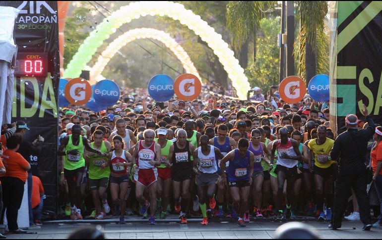El punto de salida y meta será a las afueras de la presidencia municipal; piden tomar precauciones a quienes planean circular por los puntos donde se llevará a cabo el evento. EL INFORMADOR / ARCHIVO