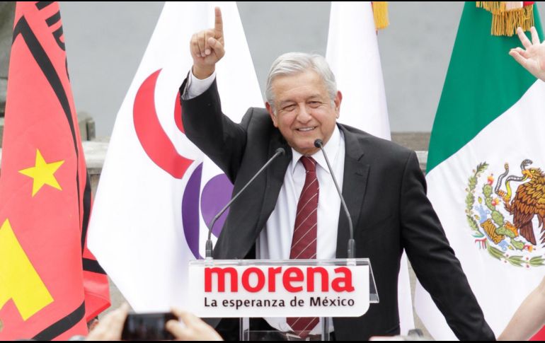 El candidato presidencial  dijo que cancelaría la reforma energética. NTX / A. Rodríguez