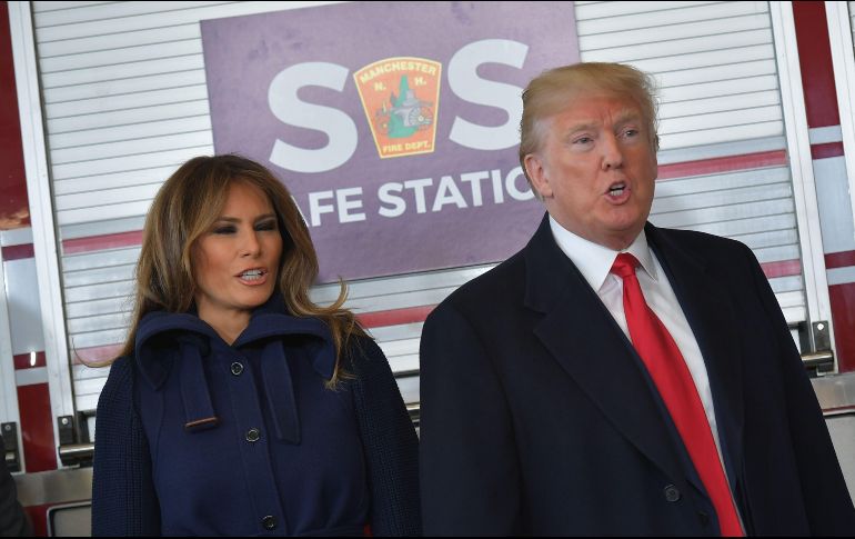 La única manera de resolver el problema de las drogas es siendo duro, dijo Trump en ese evento en Moon Township. AFP/ M. Ngan