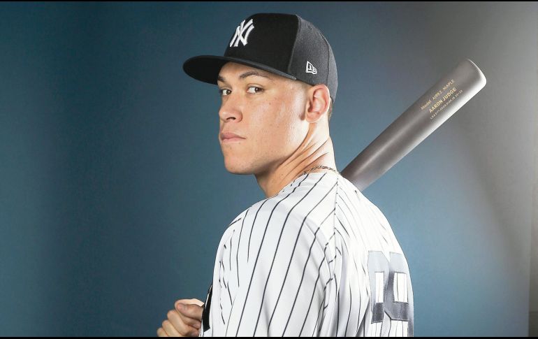 Atractivo. Aaron Judge y los Yankees jugarían frente a sus acérrimos rivales en el Estadio Olímpico de Londres. AFP