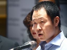 El menor de los Fujimori enfatizó que el nuevo partido fujimorista impulsará la libertad de prensa, de expresión y de conciencia. EFE / E. Cavero