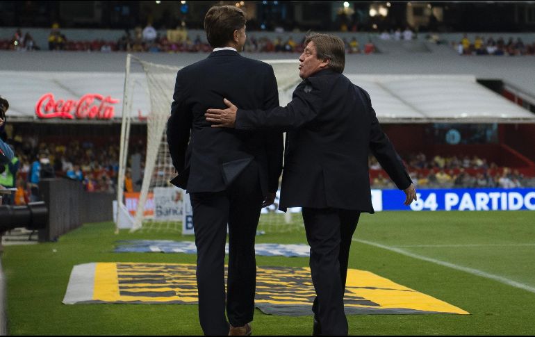 Ambos fueron expulsados durante el partido de la Jornada 12 del Clausura 2018. MEXSPORT / ARCHIVO