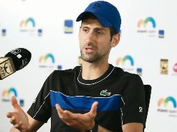 Novak Djokovic. El tenista serbio espera seguir ganando confianza para retomar su nivel. AFP