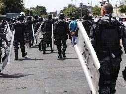 Dos sujetos que cargaban un lanzagranadas lograron escapar del lugar. EL INFORMADOR / ARCHIVO