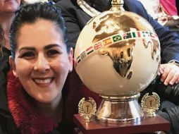 Karla de Lara. Muestra el reconocimiento que obtuvo durante la Bienal de las Naciones en Venecia. ESPECIAL