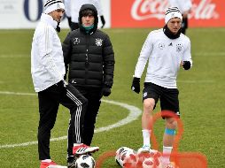 Alemania jugará mañana un partido amistoso contra España y luego se enfrentará a Brasil el 27 de marzo. EFE/S. Steinbach