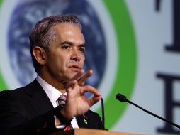 Mancera asegura que se debe considerar y cuidar toda la inversión que ya se ha hecho en la construcción del NAICM. NTX / ARCHIVO