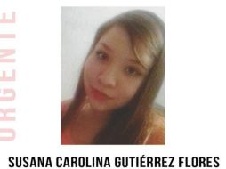 Susana Carolina Gutiérrez, estudiante de Psicología de la Universidad de Guadalajara y reportada como desaparecida desde las 6:00 horas del 21 de marzo. ESPECIAL