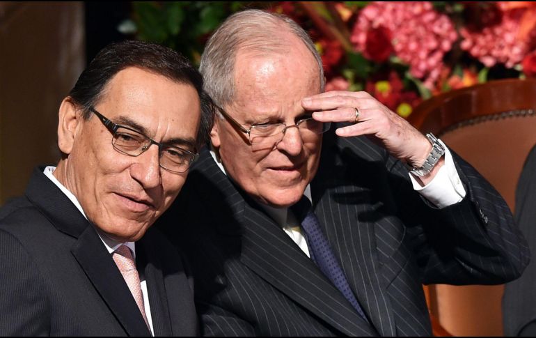 Martín Vizcarra le había jurado lealtad en diciembre al presidente Padro Pablo Kuczynski. AFP/C. Bouroncle