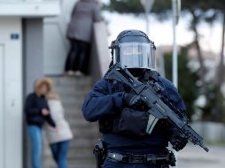 Macron resalta su determinación a seguir luchando contra el terrorismo y la respuesta de Francia a la oleada de ataques que ha sufrido desde principios de 2015. EFE / G. Horcajuelo