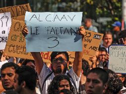 El pasado 22 de marzo se llevó a cabo una marcha para exigir la aparición de los estudiantes desaparecidos desde el pasado 19 de marzo.  SUN / RCC