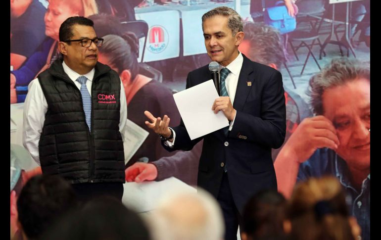 Mancera pidió el apoyo de las redes sociales y los medios de comunicación para reiterar este mensaje. SUN / J. Reyes