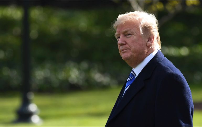 Molesto por las partidas en temas de inmigración y seguridad, Trump aseguró: “Nunca firmaré otra ley como ésta”. AP/S. Walsh