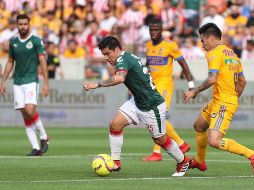 Michael Pérez fue el autor de una de las intervenciones defensivas que mantienen en cero la portería del Rebaño. MEXSPORT/ARCHIVO