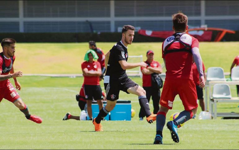 Ángelo Henríquez. Buen resultado para los rojinegros, en tiempo de crisis. TWITTER/@AtlasFC