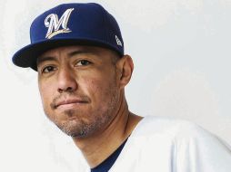 Cepillado. Yovani Gallardo perdió la confianza del mánager de los Cerveceros y estará en Ligas Menores. AFP/R. Tringali