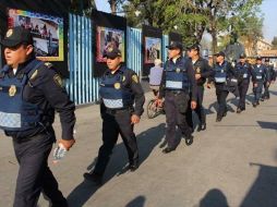 La SSP implementó el operativo para velar por la seguridad de actores y población en general. TWITTER / @Del_Iztapalapa