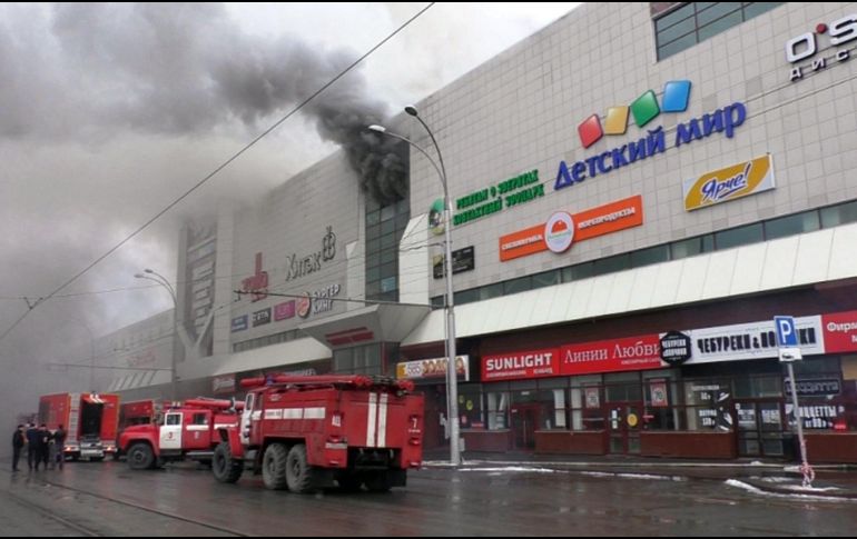 El centro comercial no podrá rehabilitarse debido a los daños que sufrió, y será desmantelado. EFE/Ministerio de Emergencias