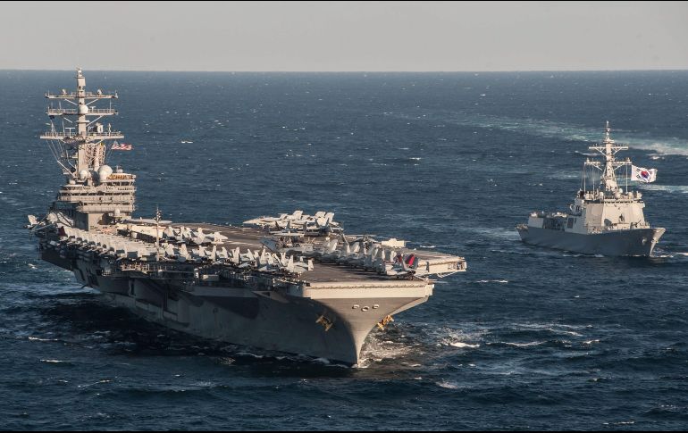 Las maniobras se celebraron para conmemorar el aniversario del hundimiento en el Mar Amarillo de la corbeta surcoreana Cheonan. EFE/ARCHIVO