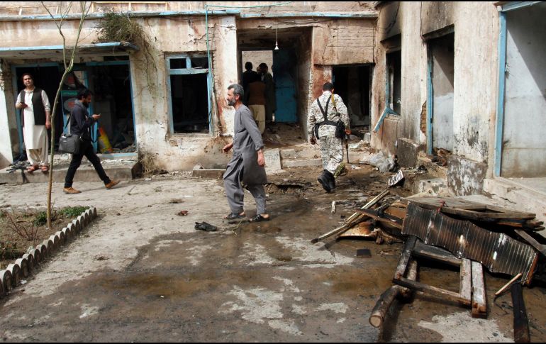 Tres personas murieron y siete resultaron heridas tras el ataque suicida. AP/H. Sarfarazi