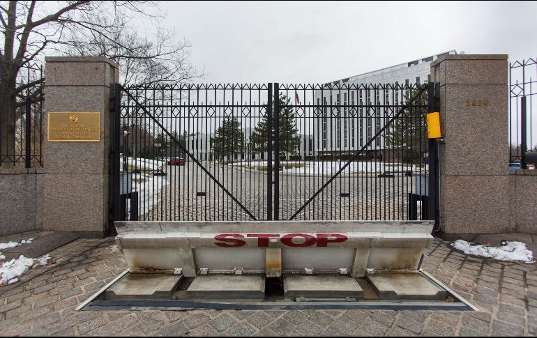 Imagen de la embajada rusa en Washington, Estados Unidos. EFE / ARCHIVO